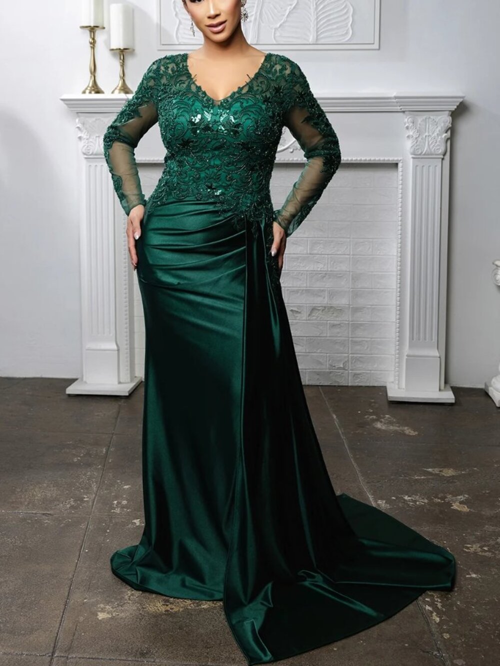 HUNTER GREEN, BLACK, BURGUNDY,DUSTYROSE PINK,NEW SLEEVES FORMAL MOTHER OF BRIDE